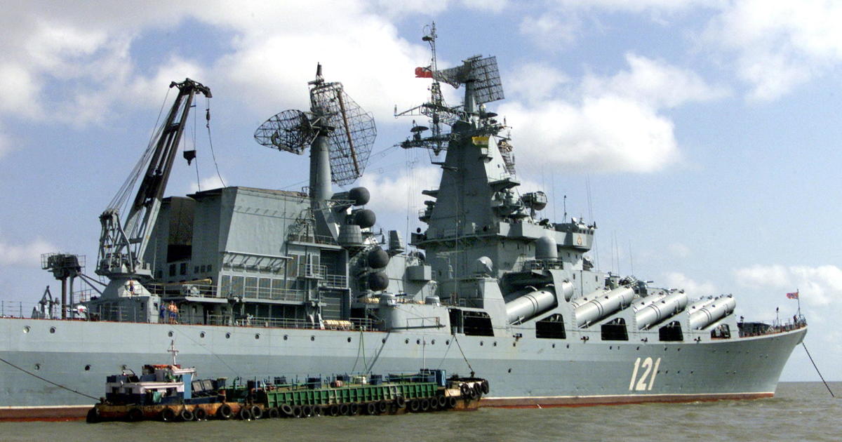 Intelligence provided by the U.S. helped Ukrainians sink Russian ship Moskva – CBS News