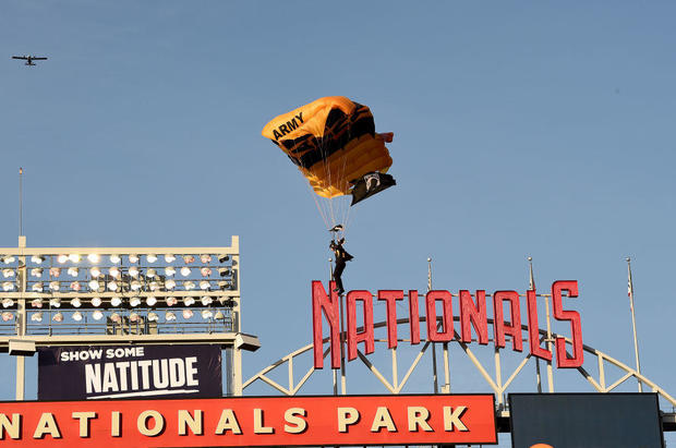 Capitol briefly evacuated over Nationals pregame parachute show
