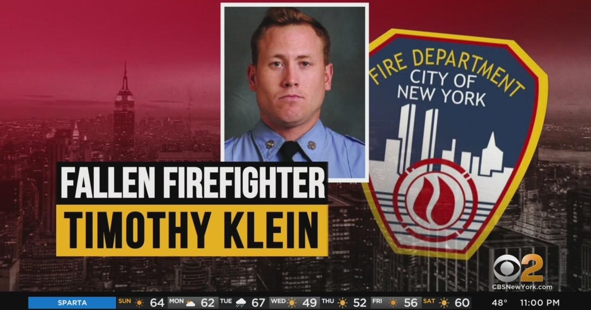 New York City mourns the loss of FDNY Firefighter Timothy Klein - CBS ...
