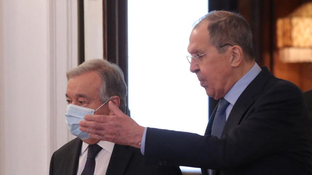 U.N. Secretary-General Antonio Guterres visits Moscow 