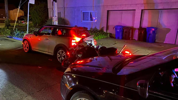 DUI driver runs over RPD motorcycle 