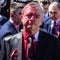 Russian ambassador hit with red paint by protesters in Poland