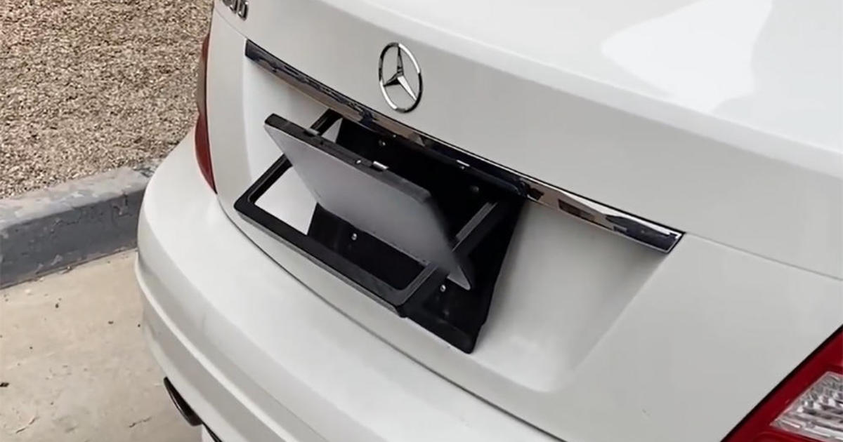 Mercedes-Benz suspected in Orange County vehicle burglaries outfitted with license plate flipper, gas-siphoning device
