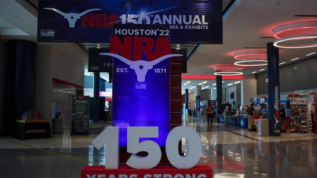 National Rifle Association (NRA)annual convention in Houston, Texas 