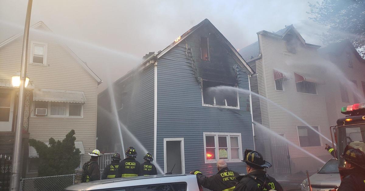 2 firefighters injured battling massive house fire in Back of the Yards
